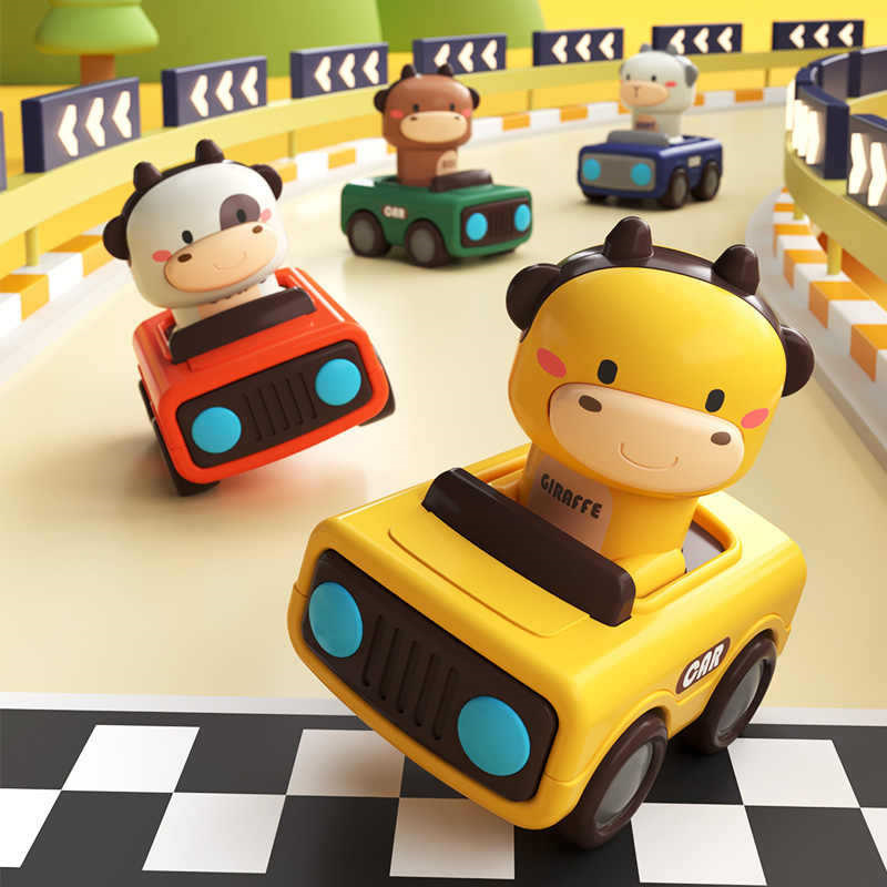 Kids Toys 3 Year Old - Игрушечная машинка-каталка в виде животного, прочные