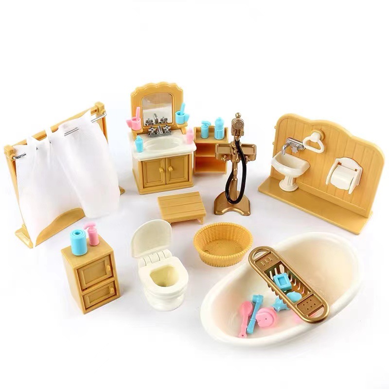 Kids Toys Kitchen Set - Кукольный домик, миниатюрная подарочная коробка, упаковка