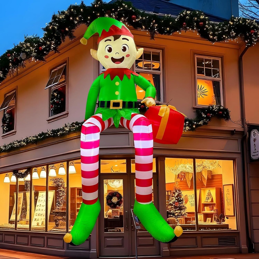 Kids Toys Xmas - 8 футов рождественские надувные игрушки сидящий