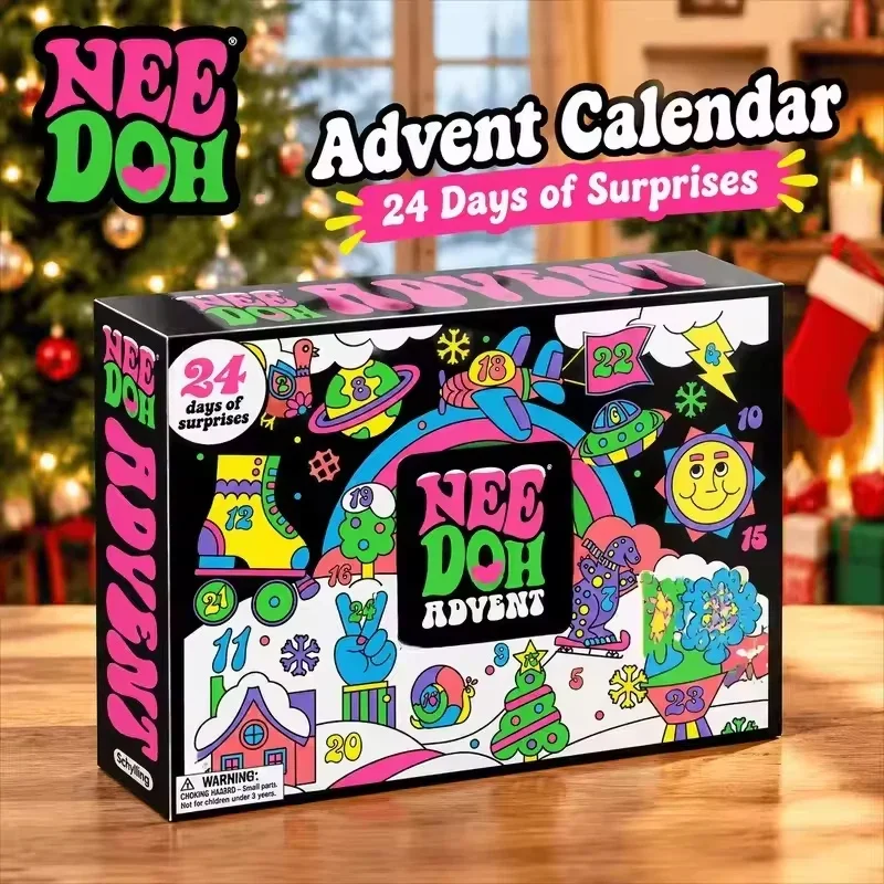 Адвент-календарь NeeDoh Squish – обзор и цена Kids Toys Xmas