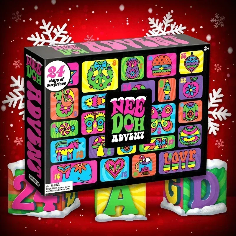 Адвент-календарь NeeDoh Squish – обзор и цена Kids Toys Xmas