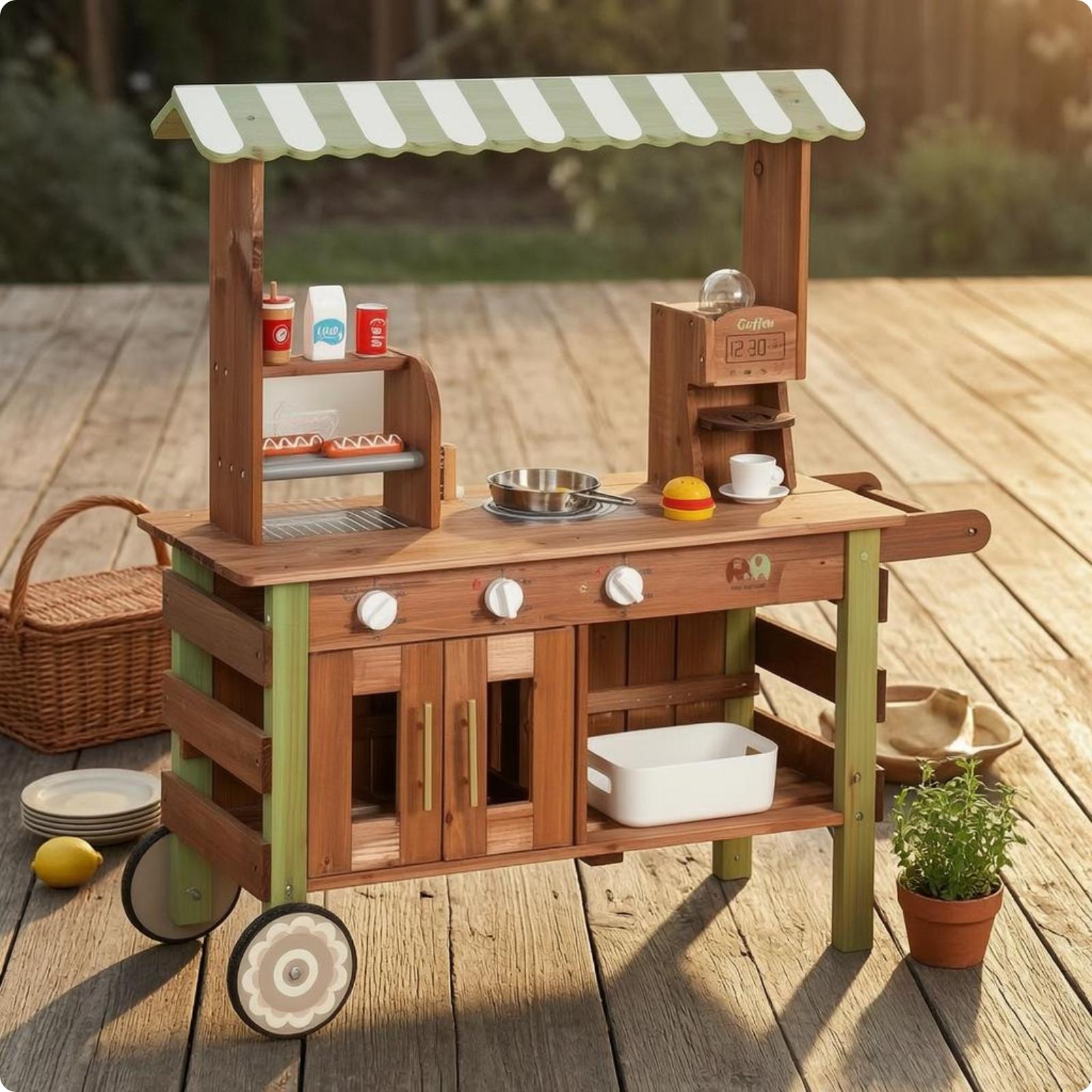 Детский игровой набор: деревян – обзор и цена Kids Toys Kitchen Set