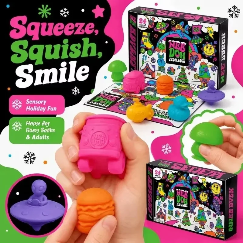 2026 3D Рождественский адвент- – обзор и цена Kids Toys Xmas