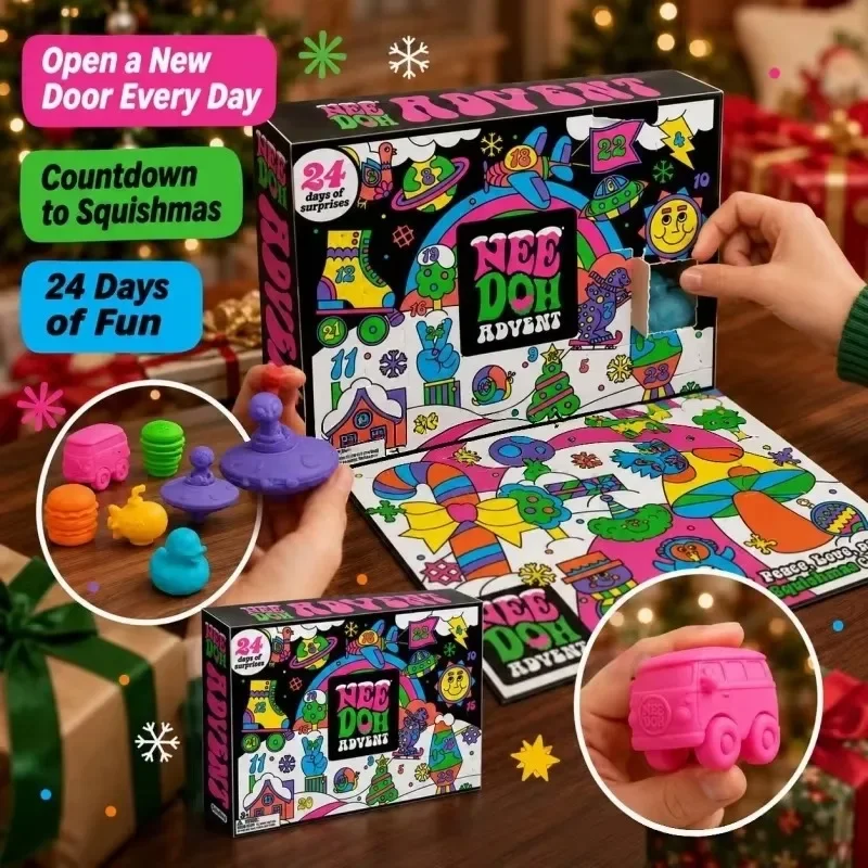 2026 3D Рождественский адвент- – обзор и цена Kids Toys Xmas