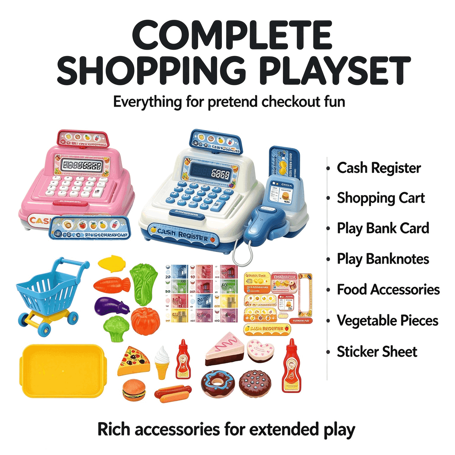 Игровой набор «Кассовый аппара – обзор и цена Toy Cash Register